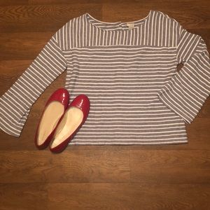 A NEW DAY LONG SLEEVE STRIPED TOP